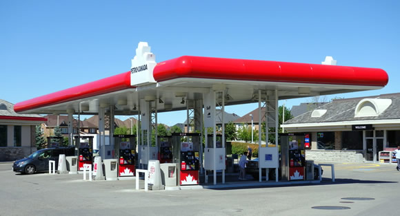 canada gas station